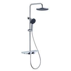 BATERIA PRYSZNICOWA Z TERMOSTATEM I DESZCZOWNICĄ F13A CHROM F13A