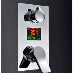 BATERIA PRYSZNICOWA PODTYNKOWA T100 CHROM LCD T100
