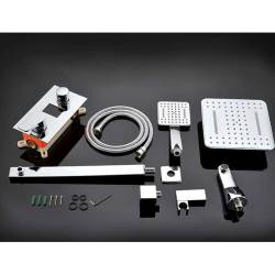 BATERIA PRYSZNICOWA PODTYNKOWA T100 CHROM LCD T100