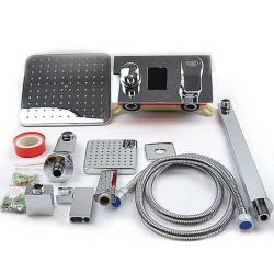 BATERIA PRYSZNICOWA PODTYNKOWA T100 CHROM LCD T100