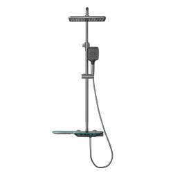 BATERIA PRYSZNICOWA NATYNKOWA T708-GR SZARA LCD T708-GR