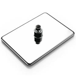 BATERIA PRYSZNICOWA NATYNKOWA F700W BIAŁA LCD F700-WH