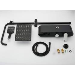 BATERIA PRYSZNICOWA NATYNKOWA F700B CZARA LCD F700-BL