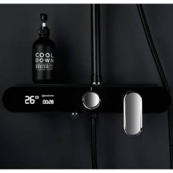 BATERIA PRYSZNICOWA NATYNKOWA F700B CZARA LCD F700-BL