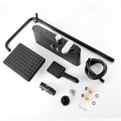 BATERIA PRYSZNICOWA NATYNKOWA F700B CZARA LCD F700-BL