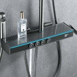 BATERIA PRYSZNICOWA NATYNKOWA F19-GR SZARA LCD F19-GR