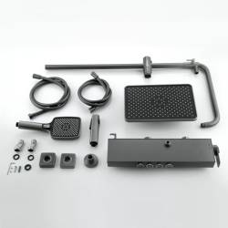 BATERIA PRYSZNICOWA NATYNKOWA F19-GR SZARA LCD F19-GR