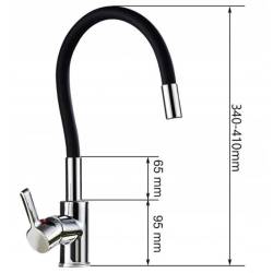 BATERIA KUCHENNA NABLATOWA F101B CZARNA F101-BL