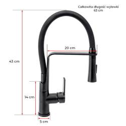 BATERIA KUCHENNA NABLATOWA F03B CZARNY F03B-BL