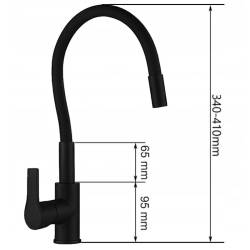 BATERIA KUCHENNA NABALTOWA F1410 CZARNA F1410-BL