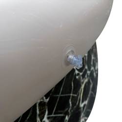 BASEN OGRODOWY POMPOWANY OKRĄGŁY MARBLE Z POMPĄ 360x76 CM MARBLE