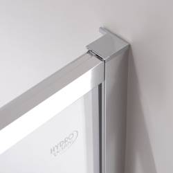 DRZWI PRYSZNICOWE SUPER SLIM NOVA CHROM 100 CM 6 MM NOVA-CH-100