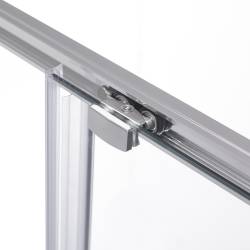 DRZWI PRYSZNICOWE SUPER SLIM NOVA CHROM 100 CM 6 MM NOVA-CH-100