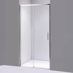 DRZWI PRYSZNICOWE SUPER SLIM NOVA CHROM 110 CM 6 MM NOVA-CH-110