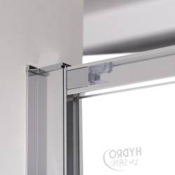 DRZWI PRYSZNICOWE SUPER SLIM NOVA CHROM 110 CM 6 MM NOVA-CH-110