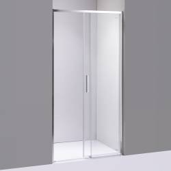 DRZWI PRYSZNICOWE SUPER SLIM NOVA CHROM 120 CM 6 MM NOVA-CH-120
