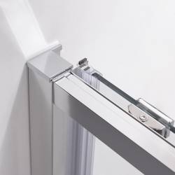DRZWI PRYSZNICOWE SUPER SLIM NOVA CHROM 120 CM 6 MM NOVA-CH-120