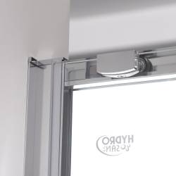 DRZWI PRYSZNICOWE SUPER SLIM NOVA CHROM 130 CM 6 MM NOVA-CH-130