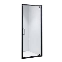 DRZWI PRYSZNICOWE ZOE CZARNE 90 CM 6 MM ZOE-BL-90