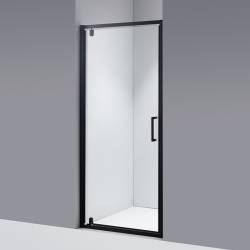 DRZWI PRYSZNICOWE ZOE CZARNE 90 CM 6 MM ZOE-BL-90