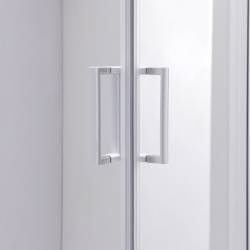 KABINA PRYSZNICOWA KWADRATOWA KZ93A BIAŁA 80X80 CM KZ93A-WH-80