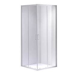 KABINA PRYSZNICOWA KWADRATOWA KZ93B BIAŁA 90x90 CM KZ93B-WH-90