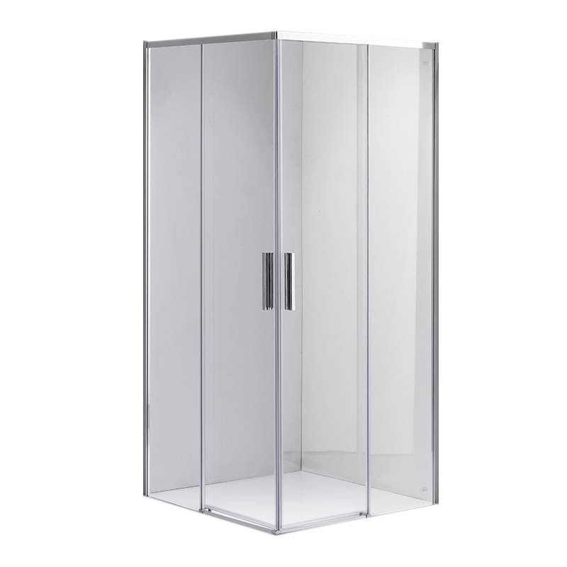 KABINA PRYSZNICOWA KWADRATOWA SUPER SLIM NOVA CHROM 80x80 CM 6 MM NOVA-CH-80X80