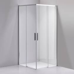 KABINA PRYSZNICOWA KWADRATOWA SUPER SLIM NOVA CHROM 80x80 CM 6 MM NOVA-CH-80X80