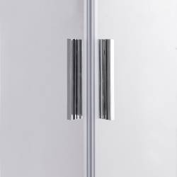 KABINA PRYSZNICOWA KWADRATOWA SUPER SLIM NOVA CHROM 80x80 CM 6 MM NOVA-CH-80X80