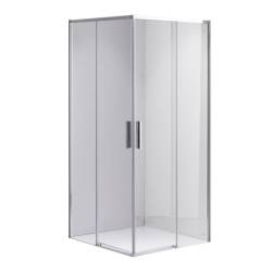 KABINA PRYSZNICOWA KWADRATOWA SUPER SLIM NOVA CHROM 90x90 CM 6 MM NOVA-CH-90X90
