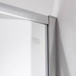 KABINA PRYSZNICOWA KWADRATOWA SUPER SLIM NOVA CHROM 90x90 CM 6 MM NOVA-CH-90X90