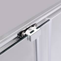KABINA PRYSZNICOWA KWADRATOWA SUPER SLIM NOVA CHROM 90x90 CM 6 MM NOVA-CH-90X90