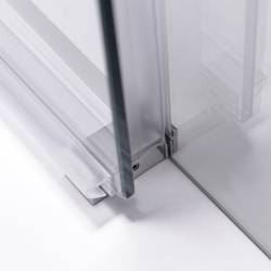 KABINA PRYSZNICOWA KWADRATOWA SUPER SLIM NOVA CHROM 90x90 CM 6 MM NOVA-CH-90X90