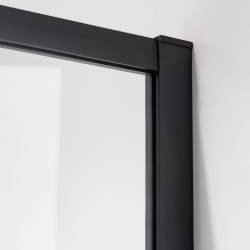 KABINA PRYSZNICOWA KWADRATOWA SUPER SLIM NOVA CZARNA 90x90 CM 6 MM NOVA-BL-90X90