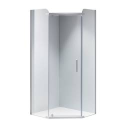 KABINA PRYSZNICOWA PIĘCIOKĄTNA KZ91A BIAŁA 80x80 CM KZ91A-WH-80