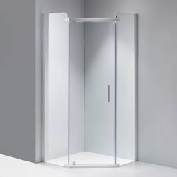 KABINA PRYSZNICOWA PIĘCIOKĄTNA KZ91B BIAŁA 90x90 CM KZ91B-WH-90