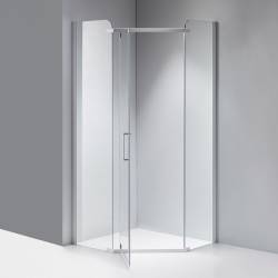 KABINA PRYSZNICOWA PIĘCIOKĄTNA KZ91B BIAŁA 90x90 CM KZ91B-WH-90