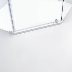 KABINA PRYSZNICOWA PIĘCIOKĄTNA KZ91B BIAŁA 90x90 CM KZ91B-WH-90