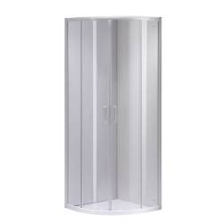KABINA PRYSZNICOWA PÓŁOKRĄGŁA KZ94A BIAŁA 80x80 CM KZ94A-WH-80