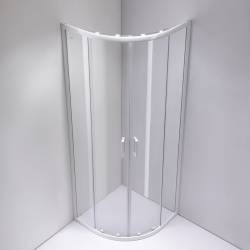 KABINA PRYSZNICOWA PÓŁOKRĄGŁA KZ94B BIAŁA 90x90 CM KZ94B-WH-90