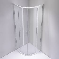 KABINA PRYSZNICOWA PÓŁOKRĄGŁA KZ94D BIAŁA 70X70 CM KZ94D-WH-70