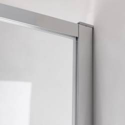 KABINA PRYSZNICOWA PROSTOKĄTNA KIRA CHROM 100X80 CM KIRA-100X80