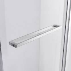 KABINA PRYSZNICOWA PROSTOKĄTNA KIRA CHROM 100X90 CM KIRA-100X90