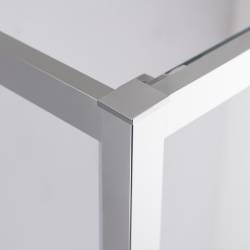 KABINA PRYSZNICOWA PROSTOKĄTNA KIRA CHROM 120X90 CM KIRA-120X90