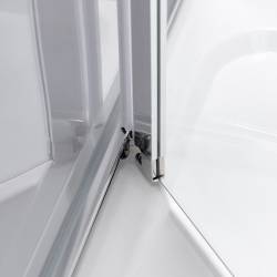 KABINA PRYSZNICOWA PROSTOKĄTNA KIRA CHROM 120X90 CM KIRA-120X90
