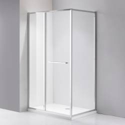 KABINA PRYSZNICOWA PROSTOKĄTNA KIRA CHROM 90X80 CM KIRA-90X80