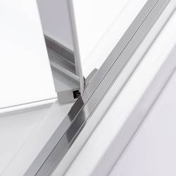 KABINA PRYSZNICOWA PROSTOKĄTNA KIRA CHROM 90X80 CM KIRA-90X80
