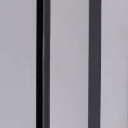 KABINA PRYSZNICOWA PROSTOKĄTNA KIRA CZARNA 110X80 CM KIRA-BL-110X80