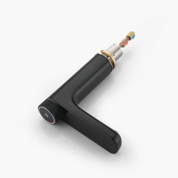Bateria łazienkowa umywalkowa black czarna F06B LCD