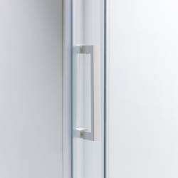 KABINA PRYSZNICOWA PROSTOKĄTNA KZ202B BIAŁA 110x90 CM 8 MM KZ202B-WH-110X90